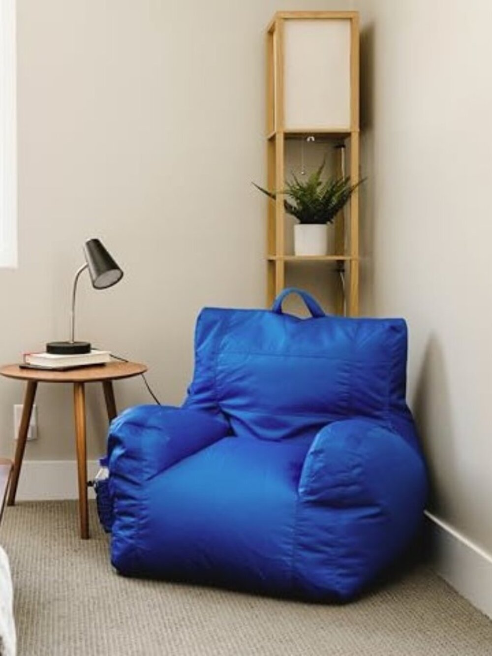Big Joe Dorm Bean Bag Chairs – Royal Blue (Like New)
